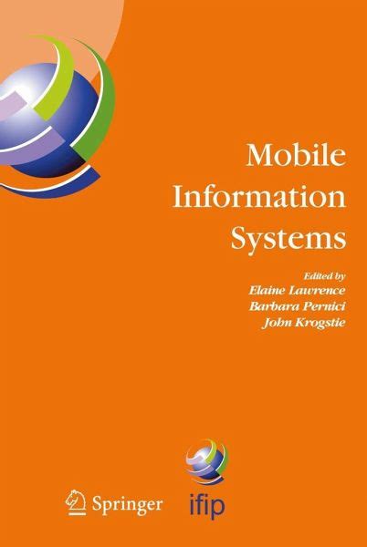 Mobile Information Systems IFIP TC 8 Working Conference on Mobile Information Systems 1st Edition PDF